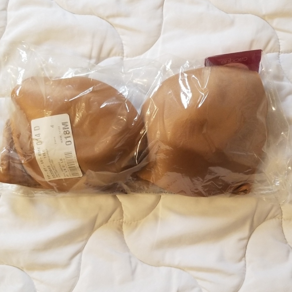Cacique Sateen Convertible Plunge Bra Toffee 38D